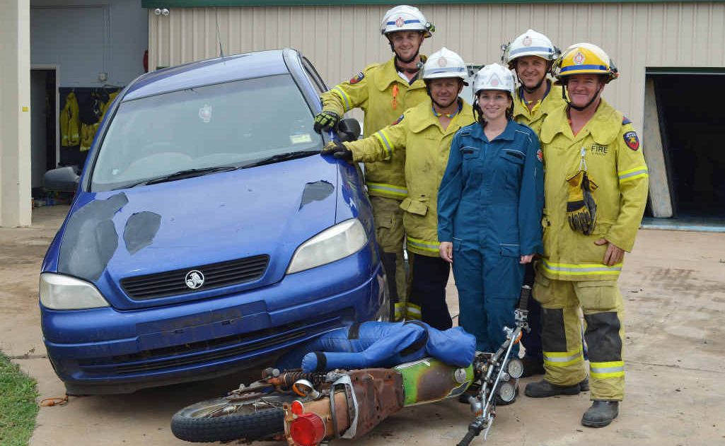 The Blackwater Queensland Fire and Rescue Service team is training for this weekend’s competition. The Blackwater Queensland Fire and Rescue Service team is training for this weekend’s competition.